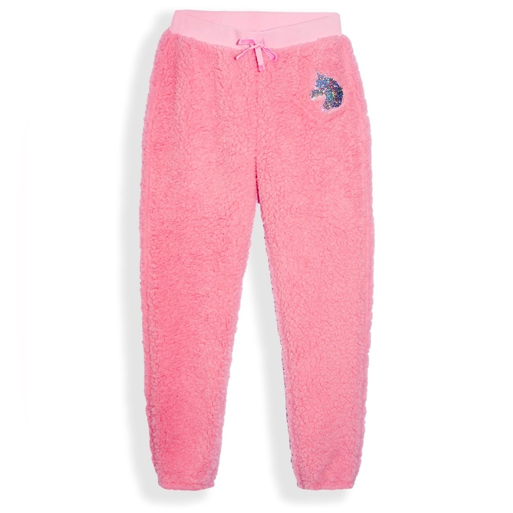 Big Girls Solid Sherpa Jogger
